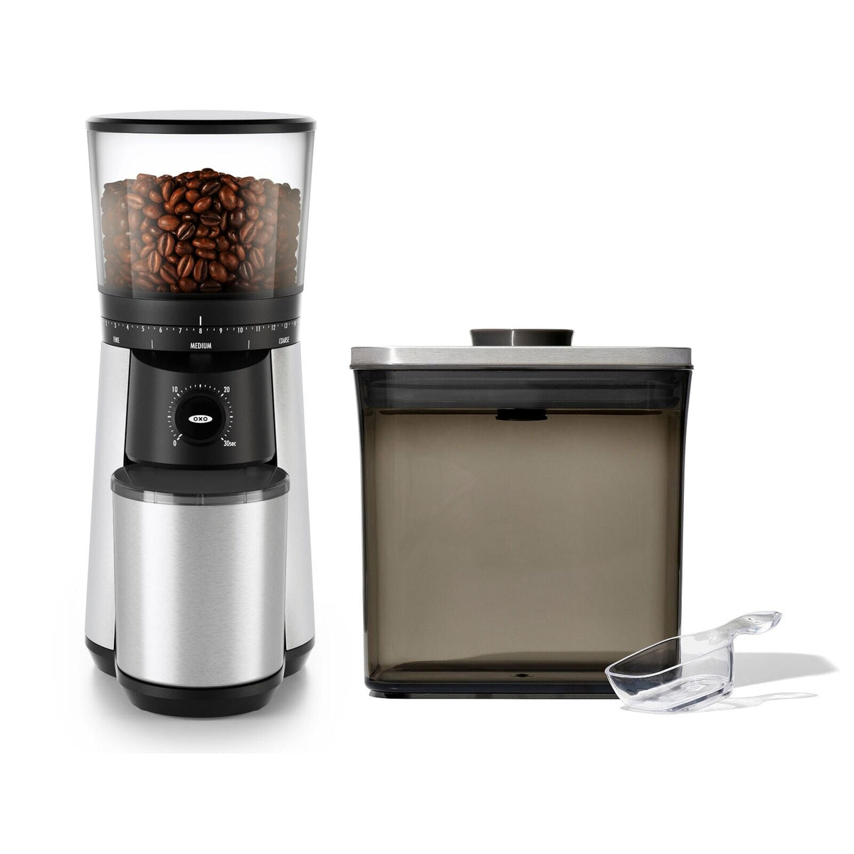 conical-burr-coffee-grinder-and-steel-coffee-pop-container-1-7-qt-with-scoop-bundle-t1 11409800.jpg
